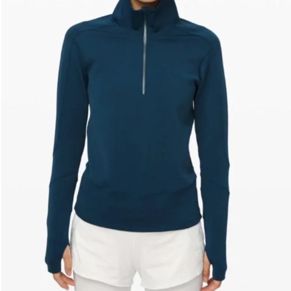 Lululemon run to reset 1/2 zip